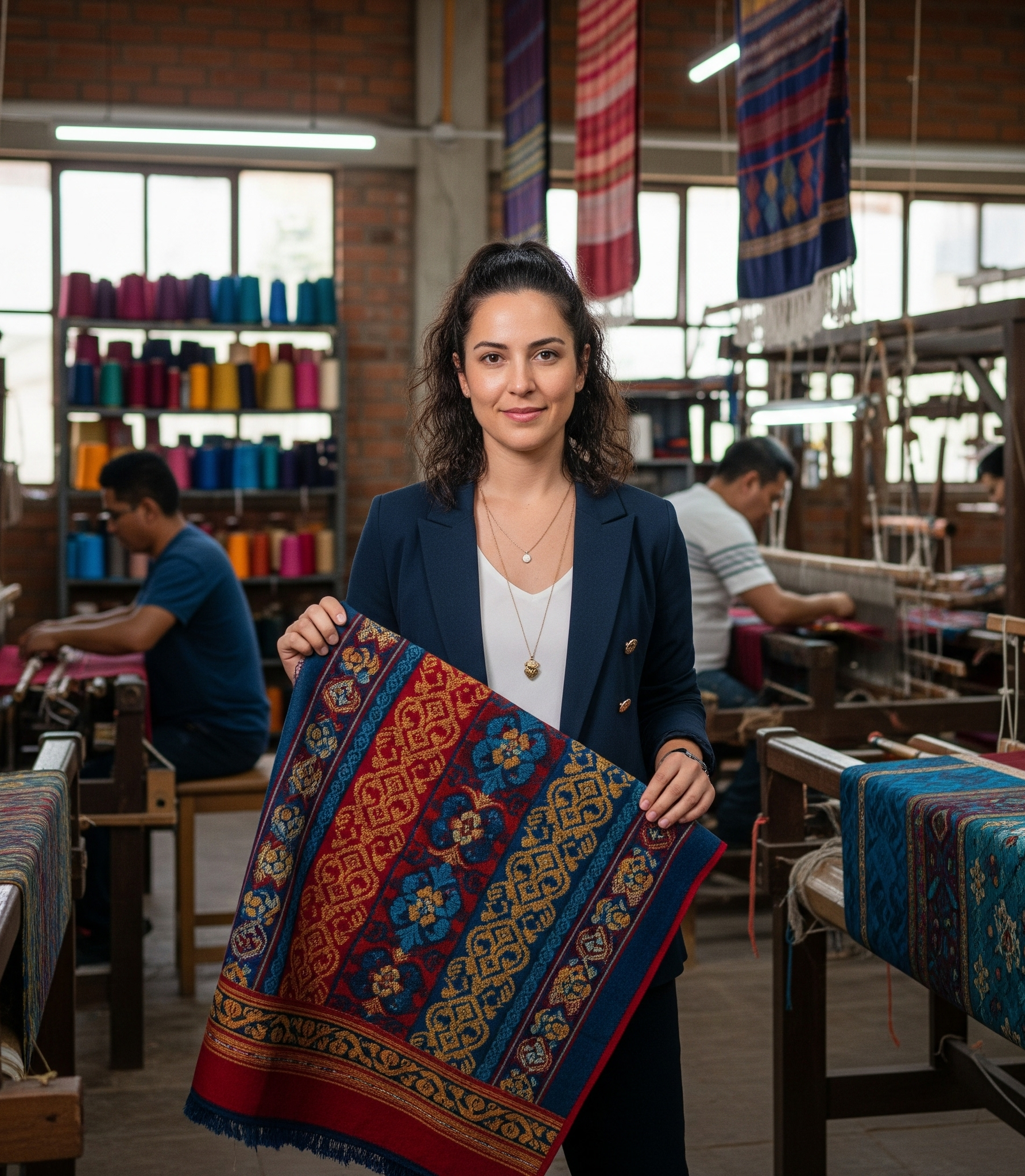 Founder's journey with traditional textiles